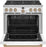 GE Cafe C2Y366P4TW2 36" Dual-Fuel Professional Range with 6 Burners (Natural Gas) in Matte White