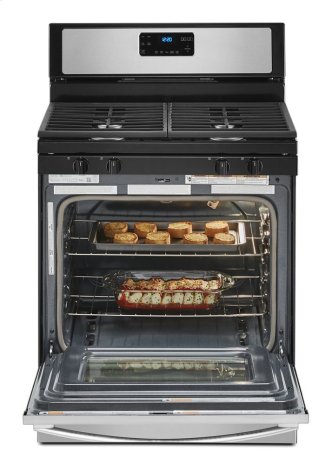 Whirlpool WFG515S0JS 5.0 cu. ft. Gas Range with Self-Cleaning Convection Oven in Stainless Steel