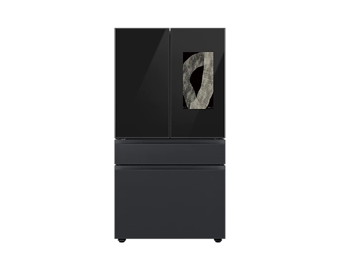 Samsung RF29BB89008MAC 36" BESPOKE 4 Door French Door Refrigerator with Family Hub™ In Charcoal + Matte Black Steel
