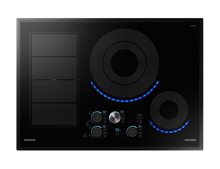 Samsung NZ30M9880UB/AA 30" Induction Chef Collection Cooktop - Black