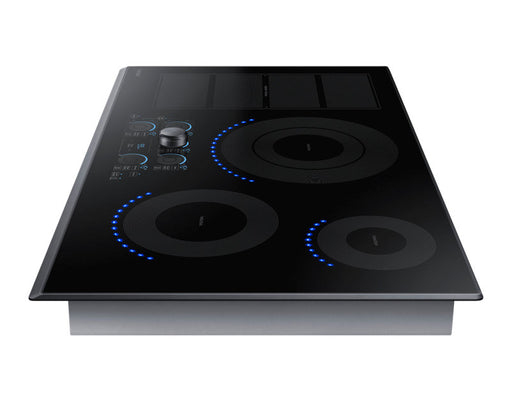 Samsung NZ36K7880UG/AA 10.8 kW Electric Induction with Virtual Flame Technology™ - Black Stainless Steel - Cooktop - Samsung - Topchoice Electronics