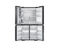 Samsung RF23A9771SG/AC 23 cu.ft. 36" 4-Door Flex Counter-Depth Refrigerator with Beverage Centerᵀᴹ and Family Hubᵀᴹ In Black Stainless Steel