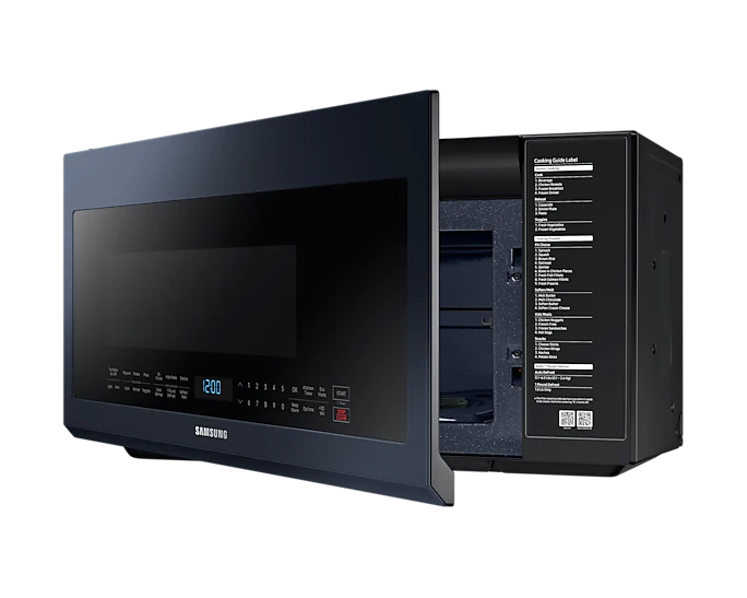 Samsung ME21A706BQN/AC 2.1 cu.ft. Over-the-Range Microwave with 400 CFM and Glass Touch Control