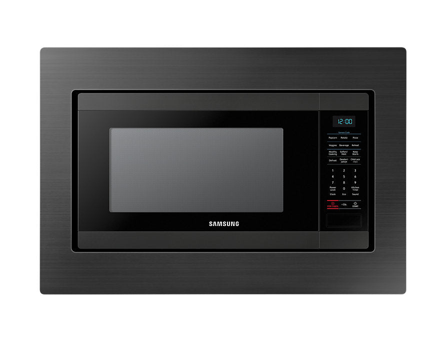 Samsung MS19M8020TG/AC 1.9 Cu.Ft Counter Top Microwave with Sensor Cook and Optional Trim Kit - Matt Black Stainless Steel