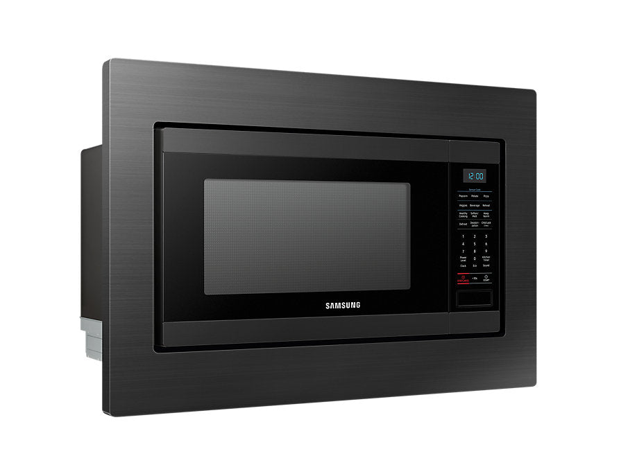 Samsung MS19M8020TG/AC 1.9 Cu.Ft Counter Top Microwave with Sensor Cook and Optional Trim Kit - Matt Black Stainless Steel
