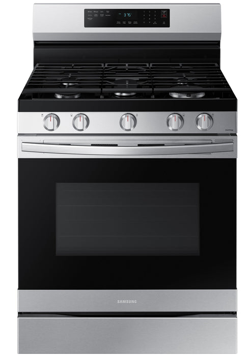 Samsung 6.0 cu.ft. Gas Fan Convection Range with Wi-Fi and Air Fry - NX60A6511SS