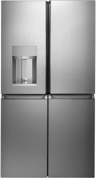 GE Cafe CQE28DM5NS5 Energy Star® 27.4 Cu. Ft. Smart Quad-Door  Refigerator In Stainless Steel