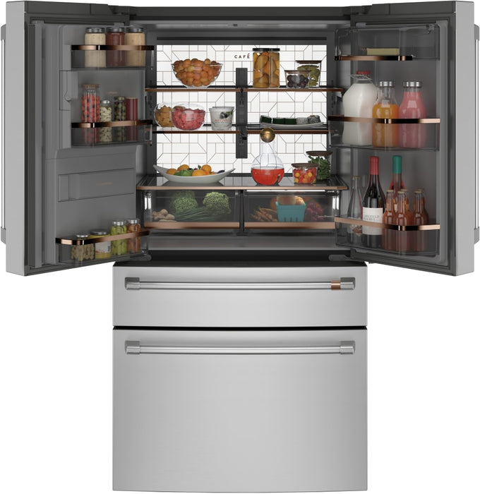 GE Cafe CVE28DP2NS1 ENERGY STAR® 27.8 Cu. Ft. Smart 4-Door French-Door Refrigerator In Stainless Steel