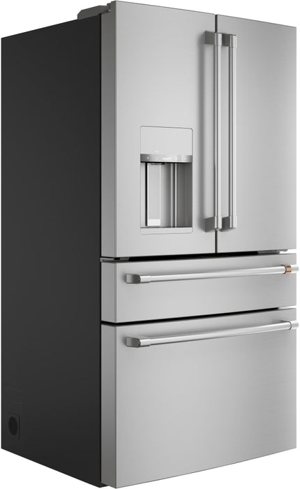 GE Cafe CVE28DP2NS1 ENERGY STAR® 27.8 Cu. Ft. Smart 4-Door French-Door Refrigerator In Stainless Steel