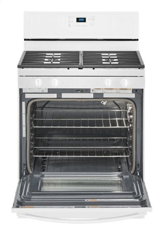 Whirlpool WFG515S0JW 5.0 cu. ft. Gas Range with Self-Cleaning Convection Oven in White