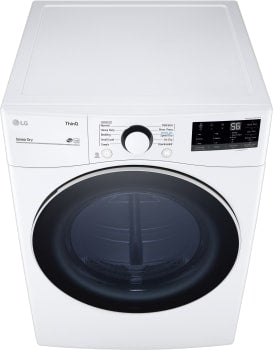 LG DLE3600W 7.4 cu. ft. Ultra Large Capacity Smart wi-fi Enabled Front Load Electric Dryer with Built-In Intelligence In White