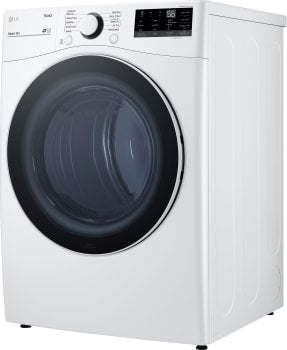 LG DLE3600W 7.4 cu. ft. Ultra Large Capacity Smart wi-fi Enabled Front Load Electric Dryer with Built-In Intelligence In White