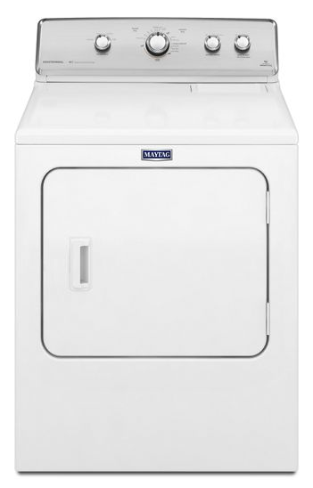 Maytag YMEDC555DW 7.0 CU. FT. Centennial® dryer with 10-year limited parts warranty - White - Dryer - Maytag - Topchoice Electronics