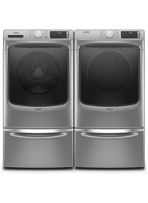 Maytag 5.5 cu.ft Front Load Washer with 7.3 cu.ft Electric Dryer Laundry Pair 6630 Series