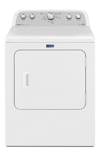 Maytag YMEDX6STBW 7.0 CU. FT. Bravos® High efficiency electric dryer with steam refresh cycle - White - Dryer - Maytag - Topchoice Electronics