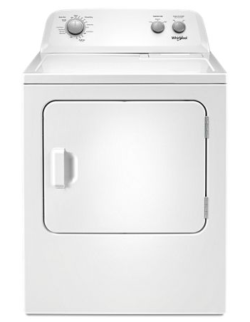 Whirlpool YWED4850HW 7.0 cu. ft. Top Load Electric Dryer with AutoDry™ Drying System - White