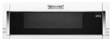 KitchenAid YKMLS311HWH 1000-Watt Low Profile Microwave Hood Combination in White