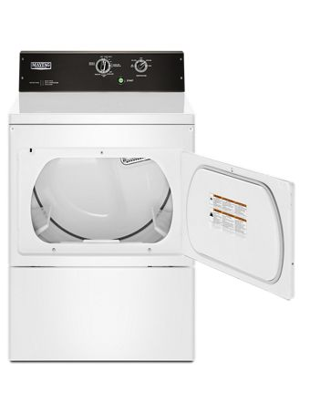 Maytag YMEDP575GW 7.4 CU. FT. Commercial-grade residential dryer - White - Dryer - Maytag - Topchoice Electronics