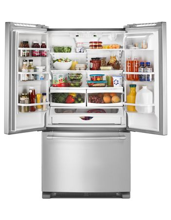 Maytag MFC2062FEZ 20 CU. FT. 36- inch wide counter depth french door refrigerator - Fingerprint resistant Stainless Steel
