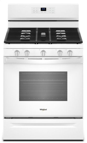 Whirlpool WFG550S0HW 5.0 cu. ft. Gas Range with Fan Convection Oven in White