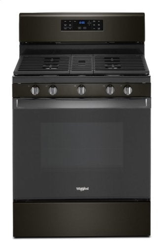 Whirlpool WFG535S0JV 5.0 cu. ft. Gas Range with Self-Cleaning Convection Oven in Black Stainless Steel