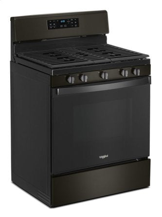 Whirlpool WFG535S0JV 5.0 cu. ft. Gas Range with Self-Cleaning Convection Oven in Black Stainless Steel