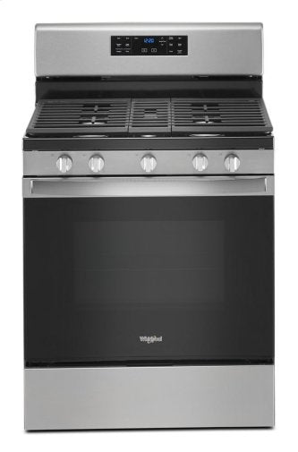 Whirlpool WFG535S0JZ 5.0 cu. ft. Gas Range with Self-Cleaning Convection Oven in Fingerprint Resistant Stainless Steel