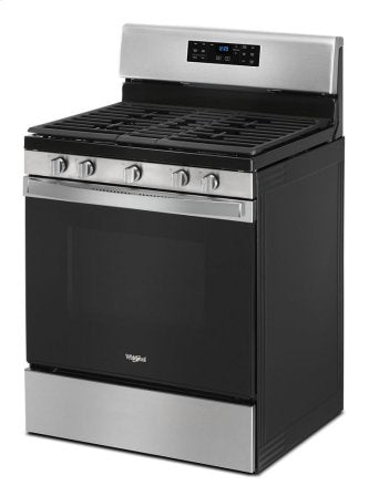 Whirlpool WFG535S0JZ 5.0 cu. ft. Gas Range with Self-Cleaning Convection Oven in Fingerprint Resistant Stainless Steel