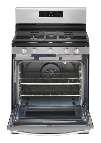 Whirlpool WFG535S0JZ 5.0 cu. ft. Gas Range with Self-Cleaning Convection Oven in Fingerprint Resistant Stainless Steel