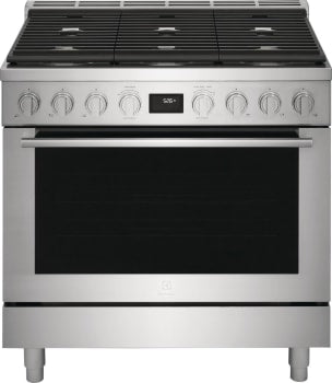 Electroux ECFD3668AS 36'' Dual-Fuel Freestanding Range In Stainless Steel