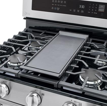 LG LRGL5825F 5.8 cu. ft. Gas Convection Range in Stainless Steel