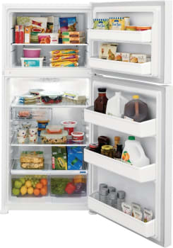 Frigidaire FFTR1835VW 18.3 cu. ft. Top Freezer Refrigerator in White