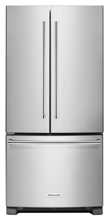 KitchenAid 33" Standard Depth French Door Refrigerator KRFF302ESS