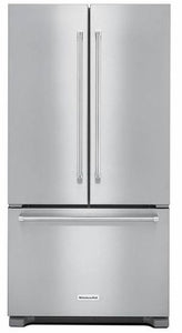KitchenAid KRFC302ESS 36-Inch Width Counter Depth French Door Refrigerator with Interior Dispense In Stainless Steel
