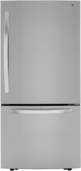LG LRDCS2603S 26 cu. ft. Bottom Freezer Refrigerator In Stainless Steel