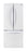 LG LRFNS2200W 30'' French Door Refrigerator, 21.8 cu.ft. in White