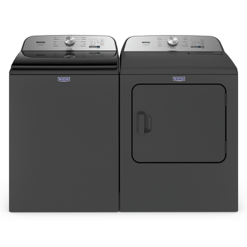 Maytag Pet Pro Laundry Pair with Gas Dryer 6500 Series MVW6500MBK + MGD6500MBK