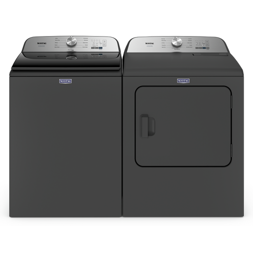 Maytag Pet Pro Laundry Pair with Electric Dryer 6500 Series MVW6500MBK + YMED6500MBK