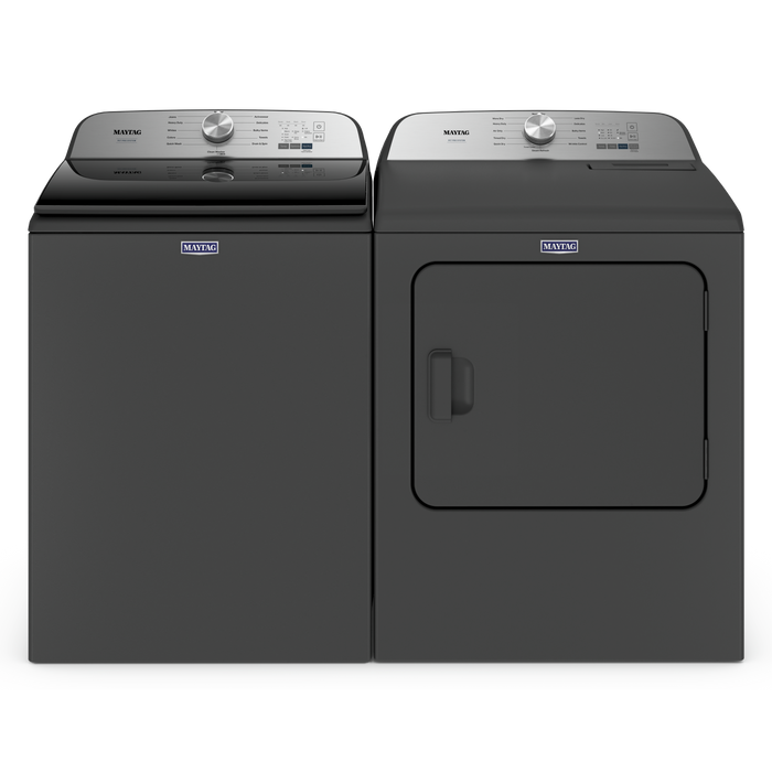 Maytag Pet Pro Laundry Pair with Electric Dryer 6500 Series MVW6500MBK + YMED6500MBK
