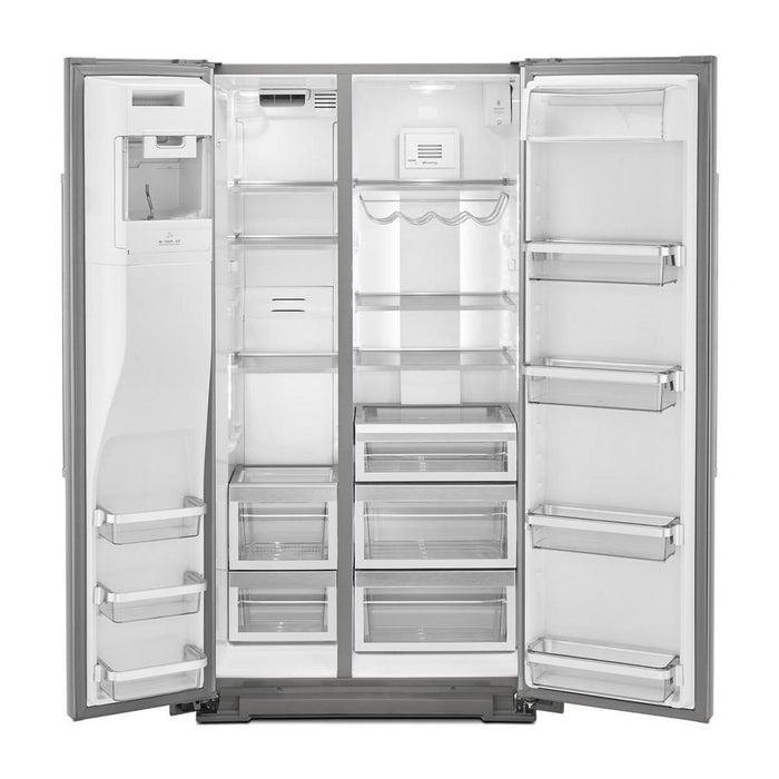 KitchenAid KRSC700HPS 19.9 Cu Ft. Counter-Depth Side-by-Side Refrigerator With Exterior Ice And Water And PrintShield Finish In Stainless Steel