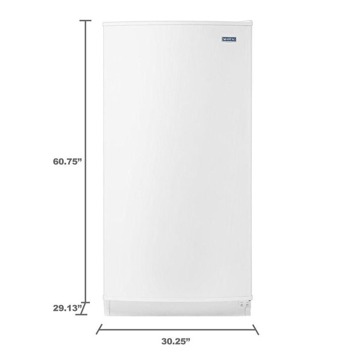 Maytag 30 inch wide 16 cu. ft. Frost Free Upright Freezer in White - MZF34X16DW