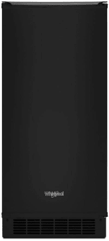 Whirlpool WUI75X15HB 15-inch Icemaker with Clear Ice Technology in Black
