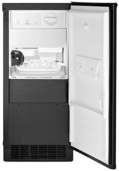 Whirlpool WUI75X15HB 15-inch Icemaker with Clear Ice Technology in Black