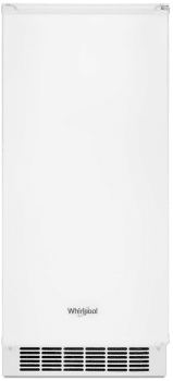 Whirlpool WUI75X15HW 15-inch Icemaker with Clear Ice Technology in White