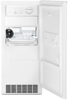Whirlpool WUI75X15HW 15-inch Icemaker with Clear Ice Technology in White
