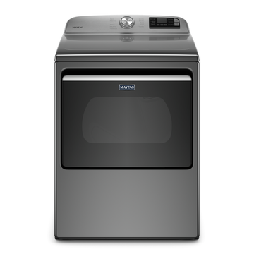 Maytag YMED6230HC 7.4 Cu. Ft. Smart Top Load Electric Dryer With Extra Power Button In Metallic Slate
